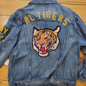 Polo Ralph Lauren Varsity Tigers Denim Jacket 1967 NEW size Large